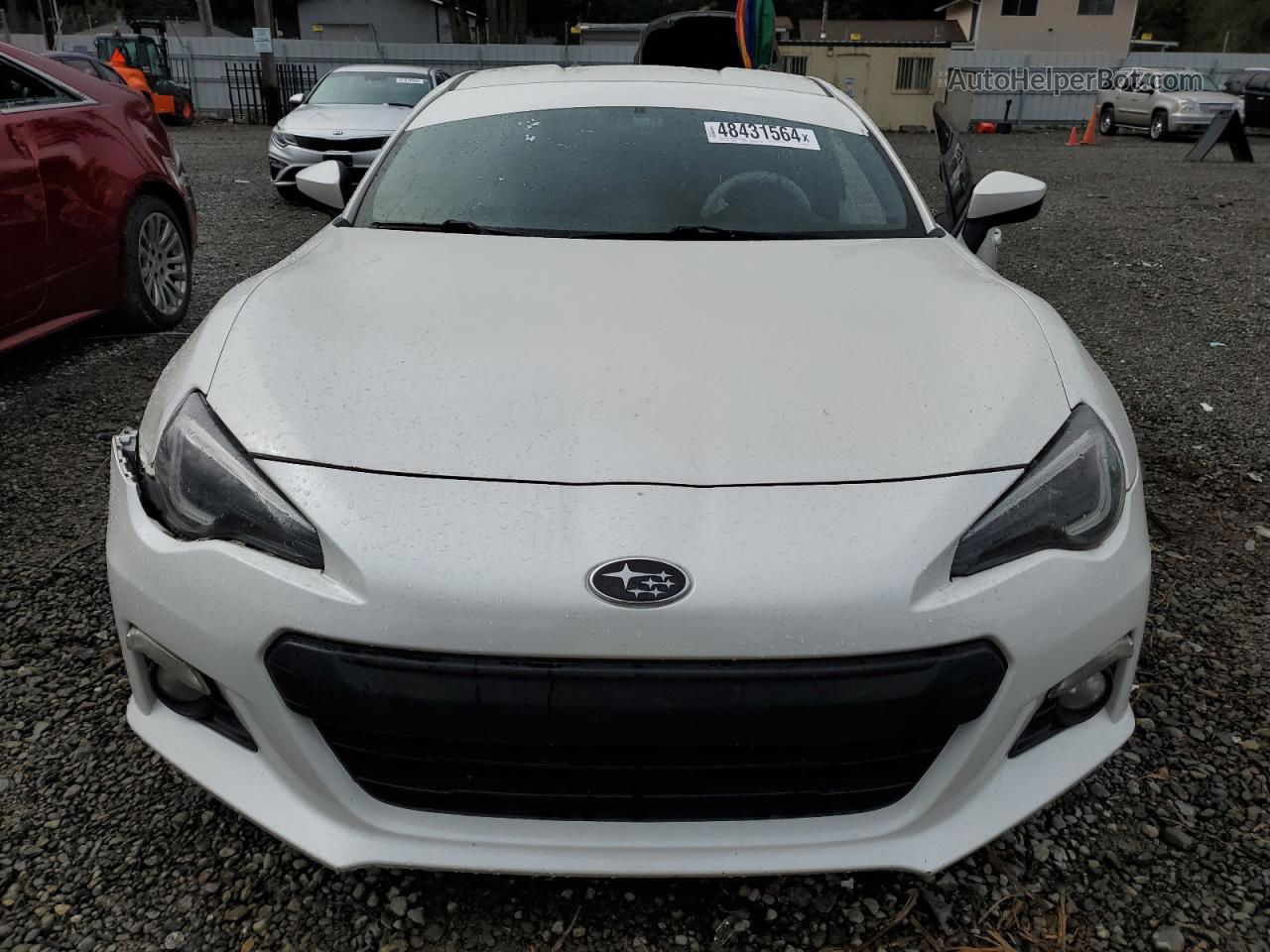 2014 Subaru Brz 2.0 Limited White vin: JF1ZCAC15E9603527