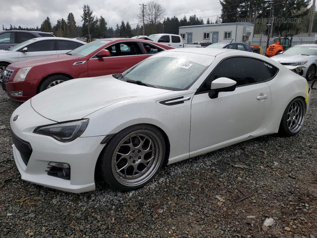 2014 Subaru Brz 2.0 Limited White vin: JF1ZCAC15E9603527