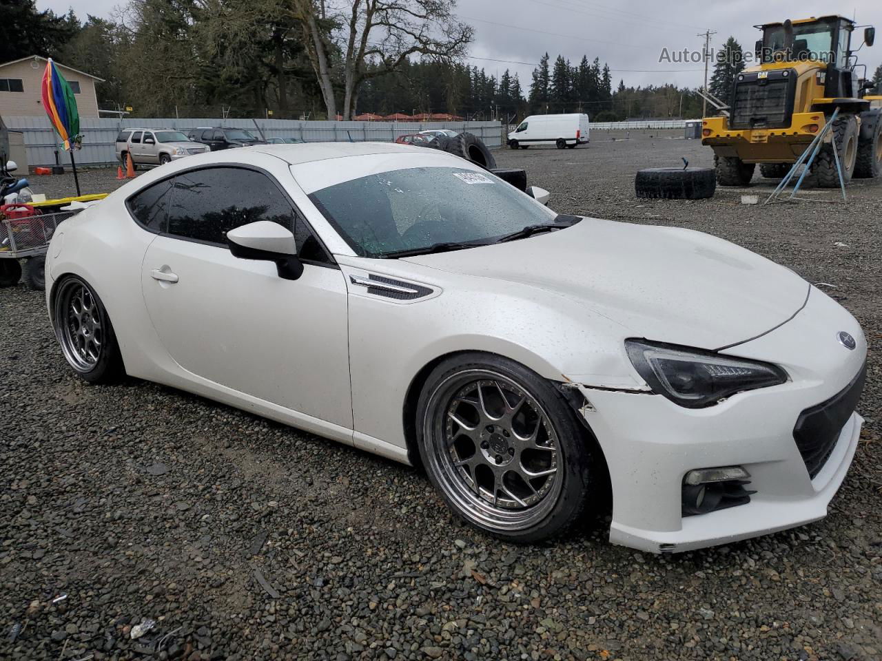 2014 Subaru Brz 2.0 Limited White vin: JF1ZCAC15E9603527