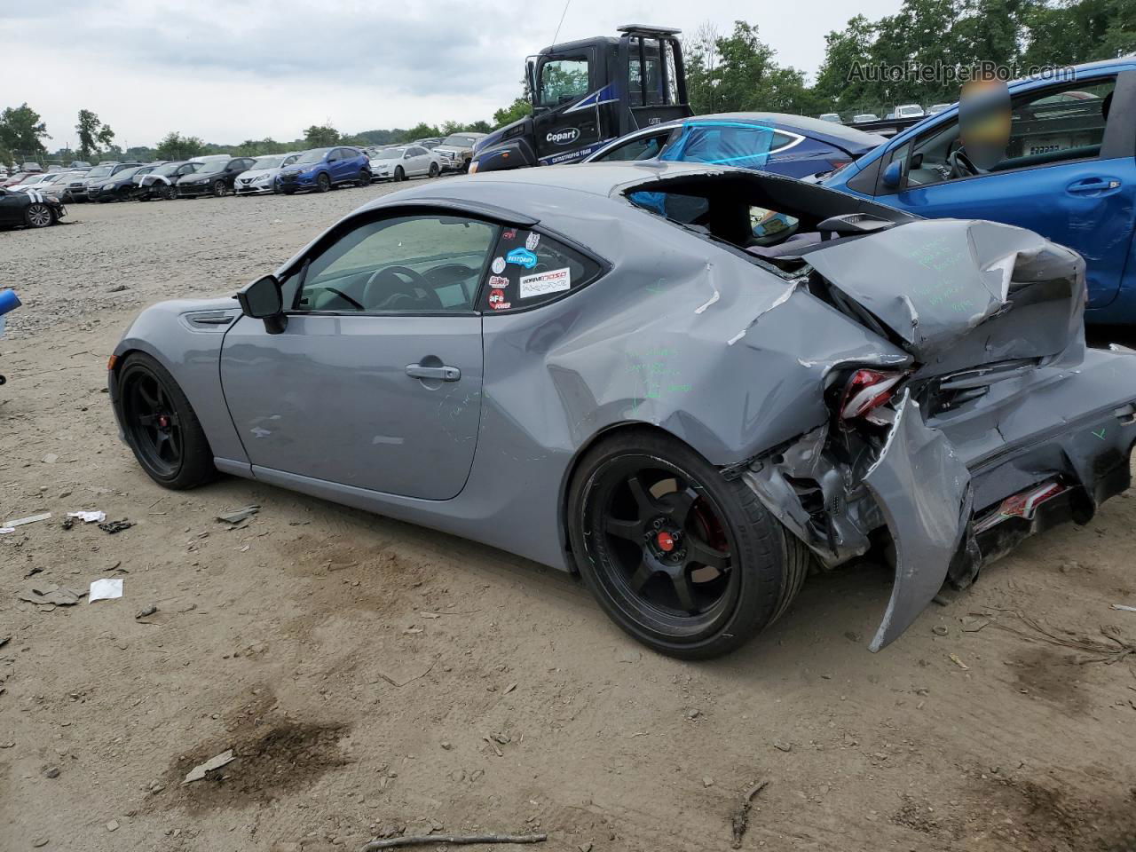 2014 Subaru Brz 2.0 Limited Gray vin: JF1ZCAC15E9605200