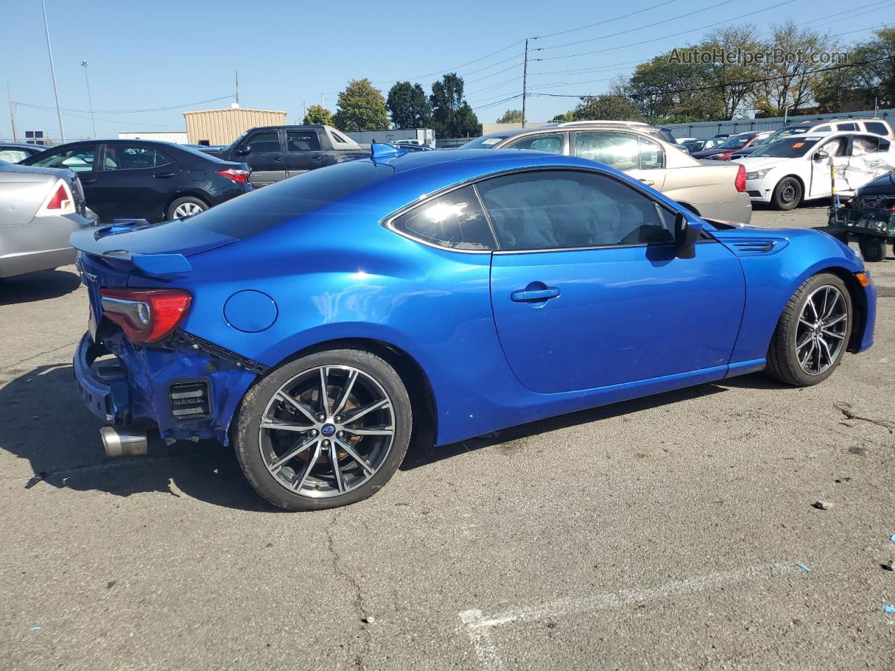 2017 Subaru Brz 2.0 Limited Blue vin: JF1ZCAC15H8601030