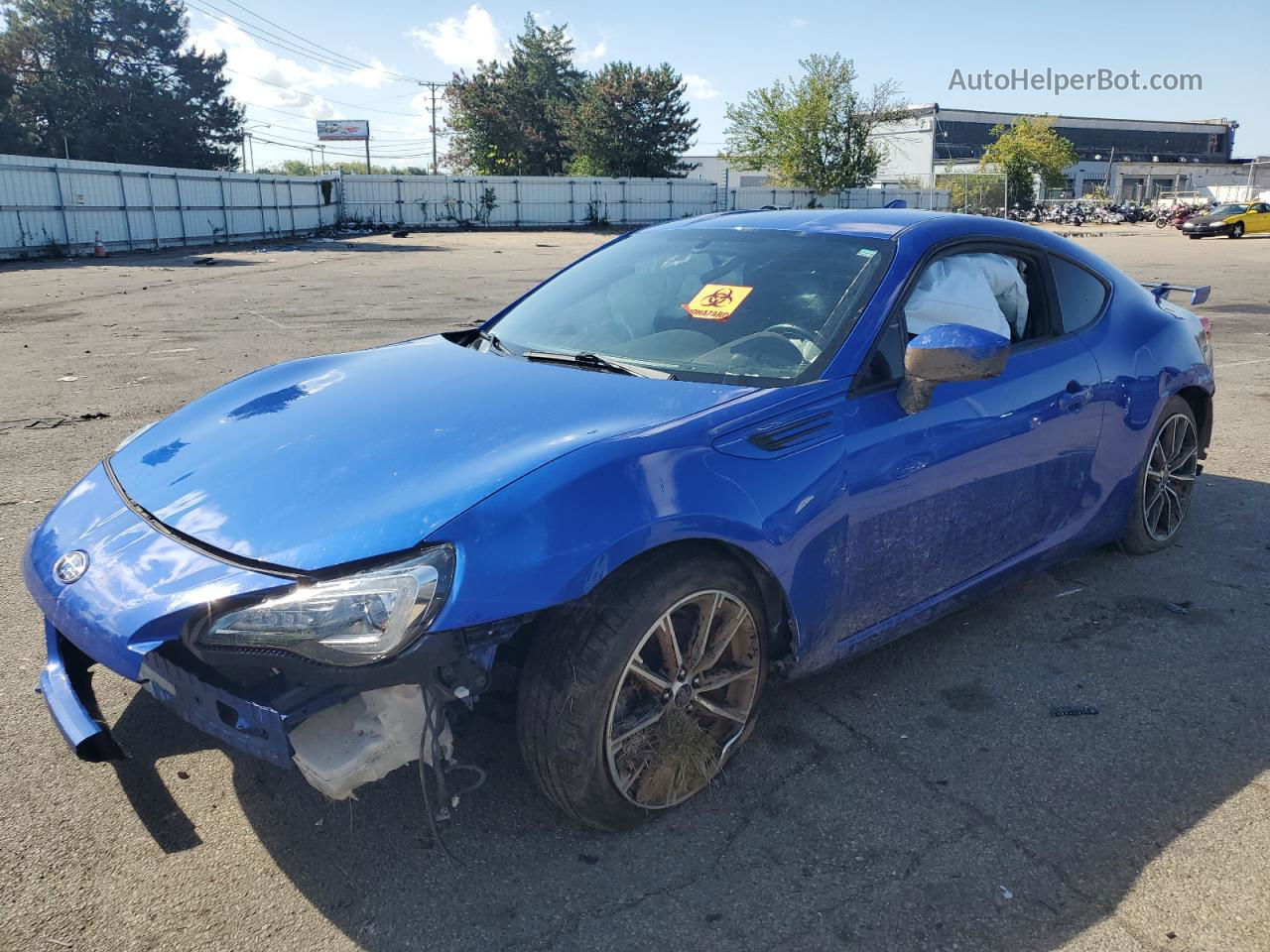 2017 Subaru Brz 2.0 Limited Blue vin: JF1ZCAC15H8601030