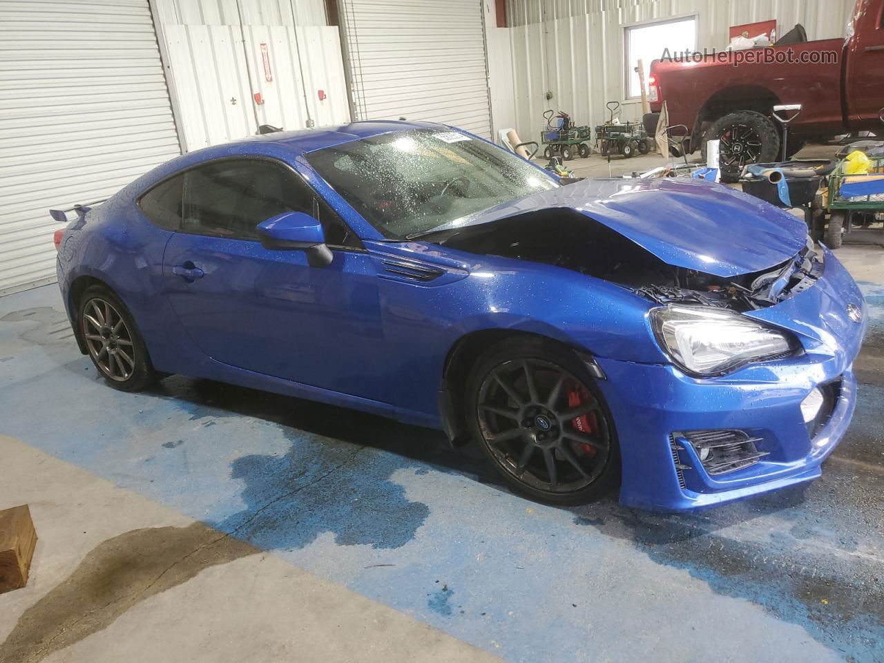 2017 Subaru Brz 2.0 Limited Blue vin: JF1ZCAC15H9602155