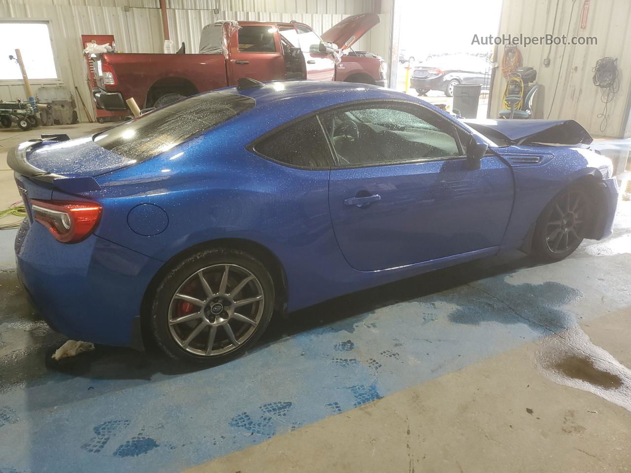 2017 Subaru Brz 2.0 Limited Blue vin: JF1ZCAC15H9602155