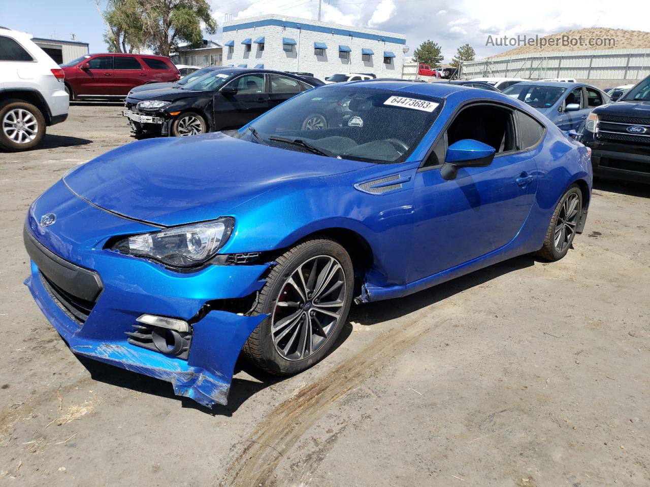 2013 Subaru Brz 2.0 Limited Blue vin: JF1ZCAC16D2602877