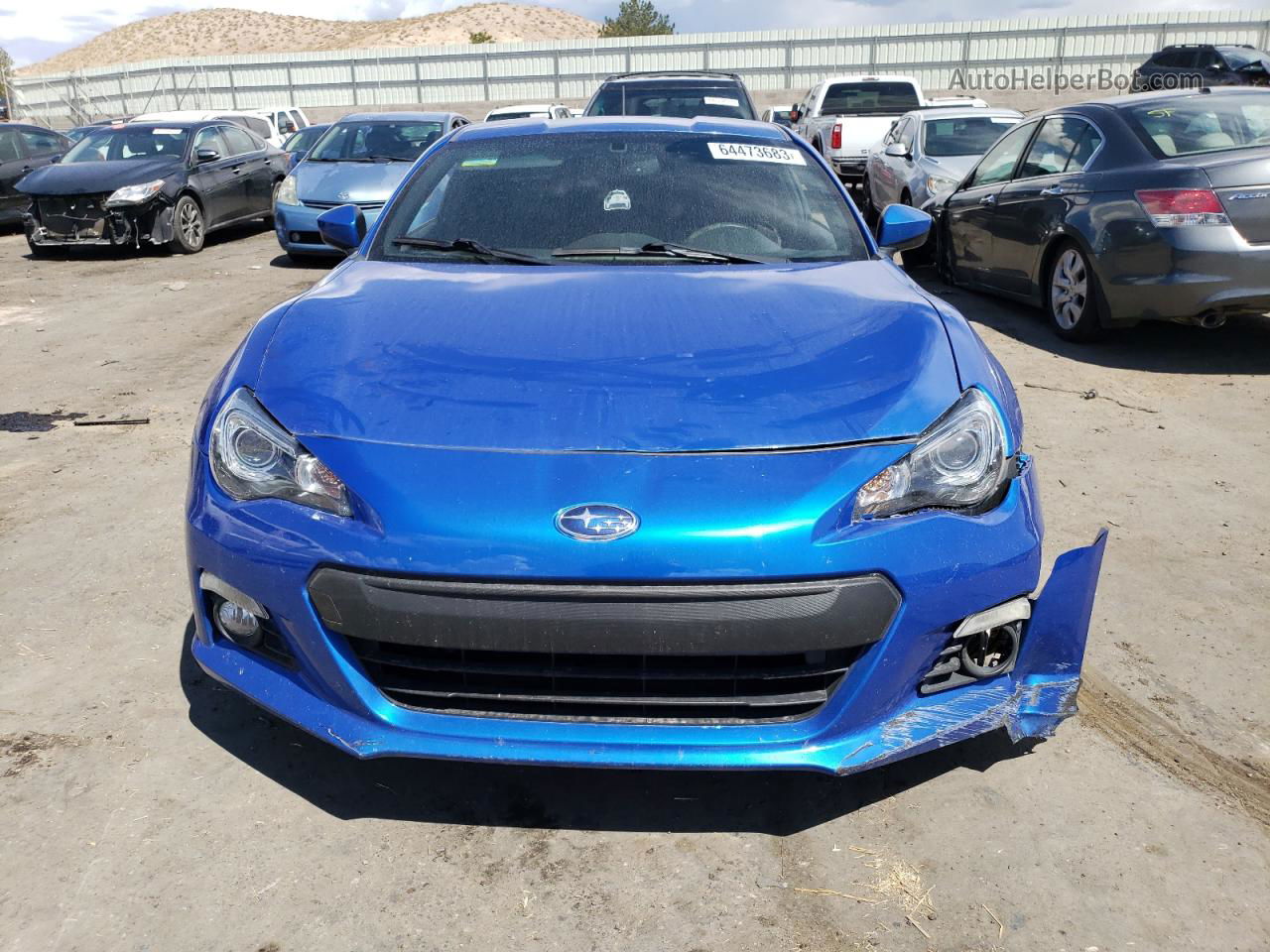 2013 Subaru Brz 2.0 Limited Blue vin: JF1ZCAC16D2602877