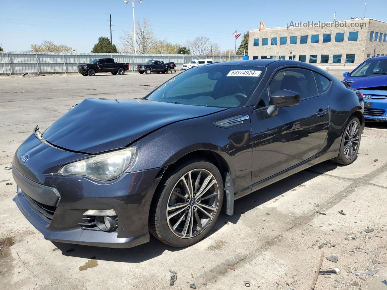 2013 Subaru Brz 2.0 Limited Charcoal vin: JF1ZCAC16D2604516