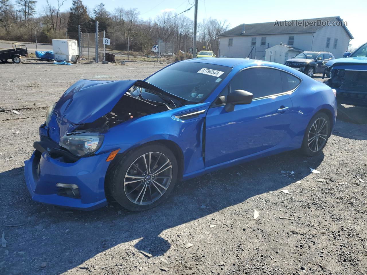 2014 Subaru Brz 2.0 Limited Blue vin: JF1ZCAC16E9601169