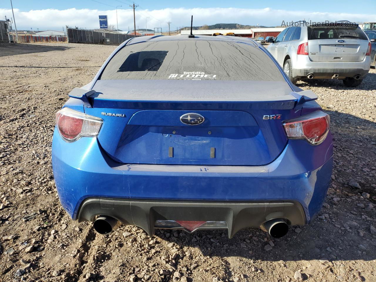 2014 Subaru Brz 2.0 Limited Blue vin: JF1ZCAC16E9602600