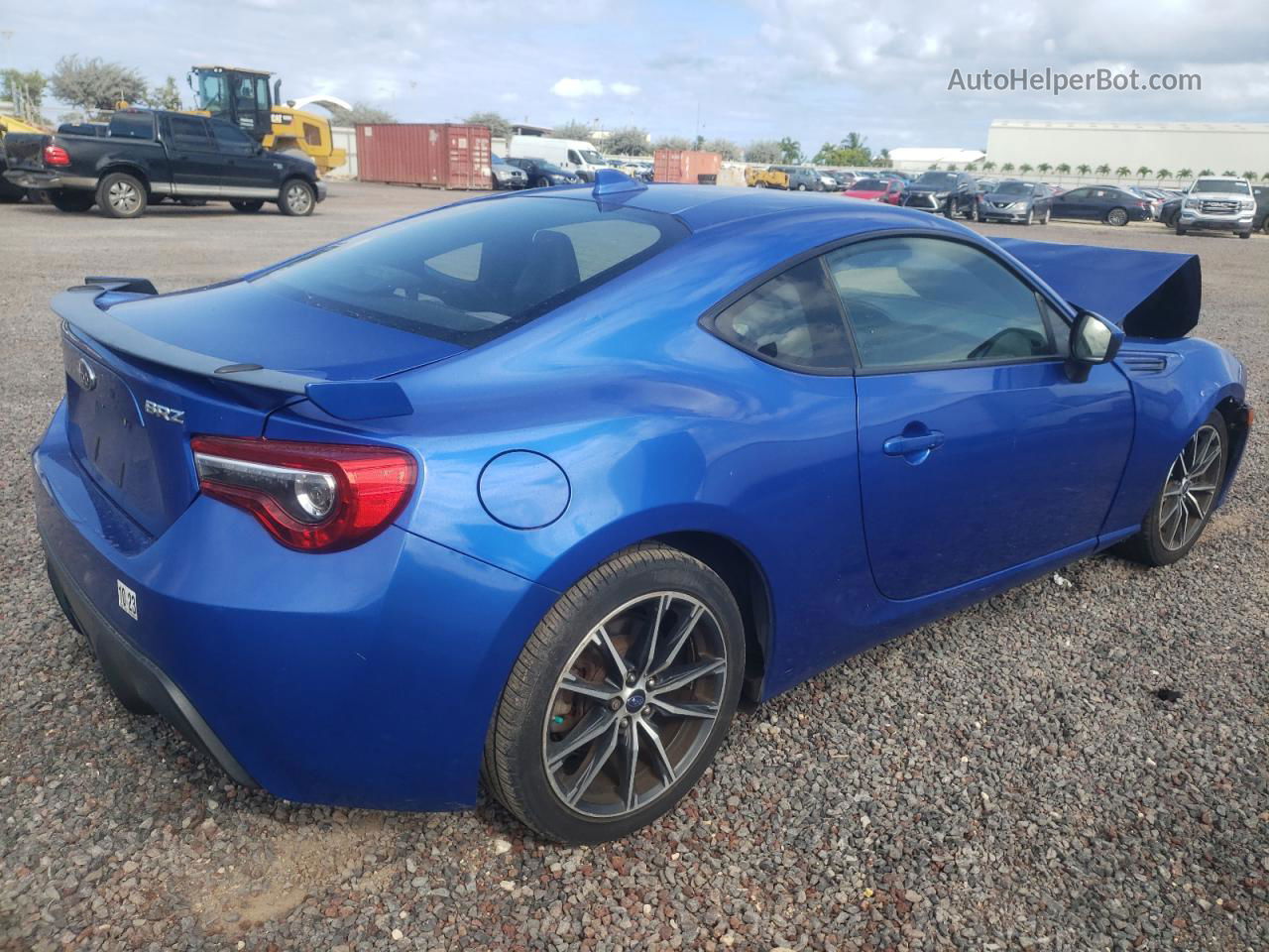 2017 Subaru Brz 2.0 Limited Blue vin: JF1ZCAC16H8600839