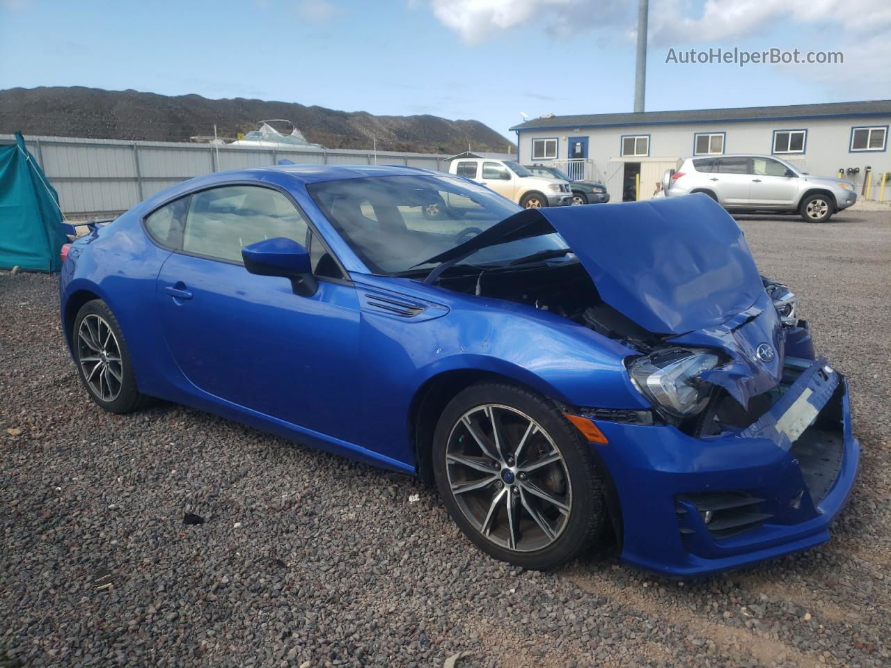 2017 Subaru Brz 2.0 Limited Blue vin: JF1ZCAC16H8600839