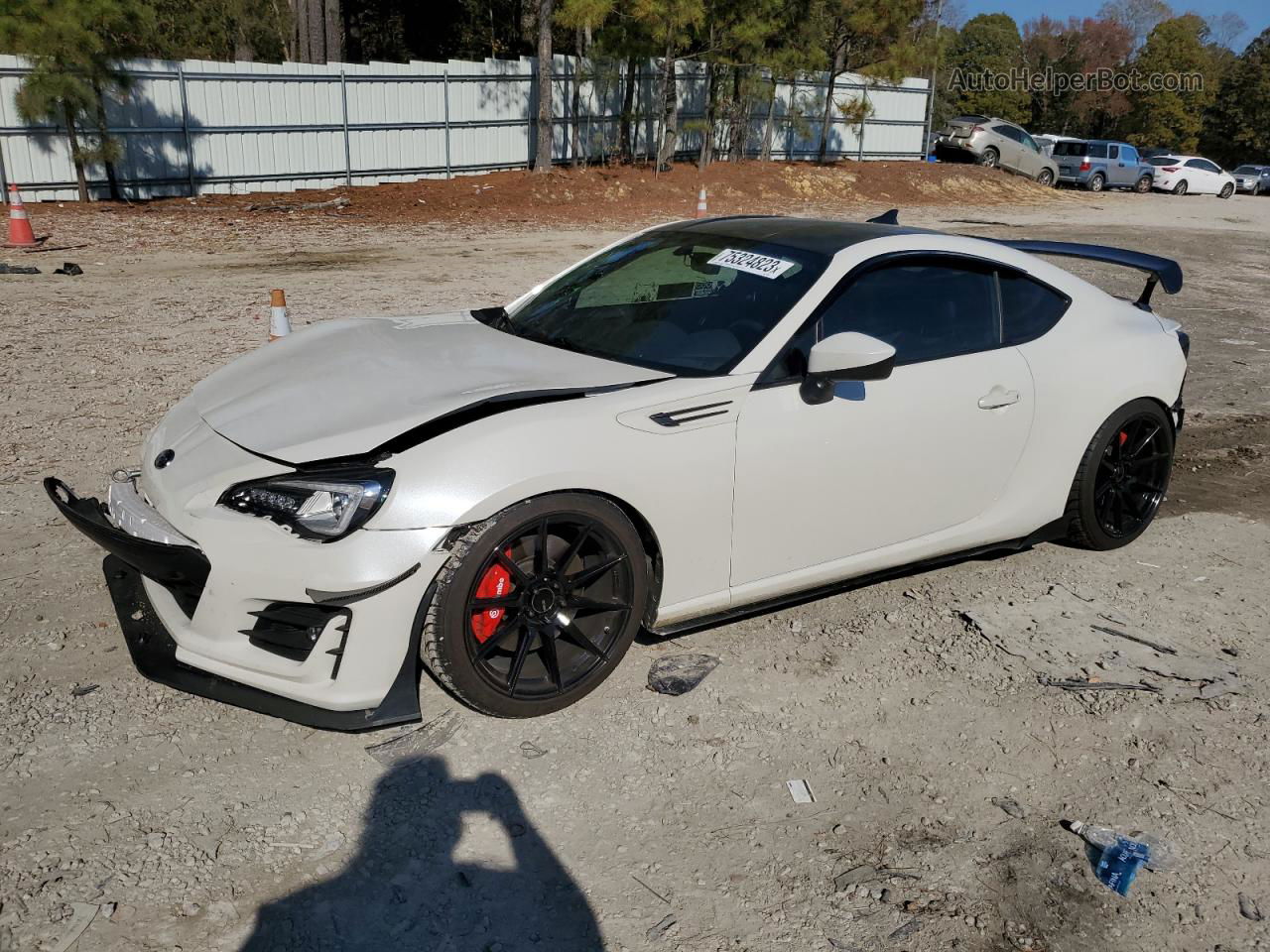 2017 Subaru Brz 2.0 Limited White vin: JF1ZCAC16H9606392