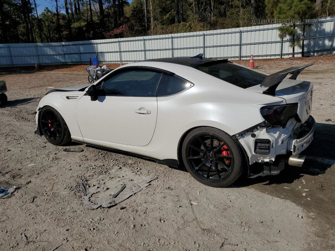 2017 Subaru Brz 2.0 Limited White vin: JF1ZCAC16H9606392