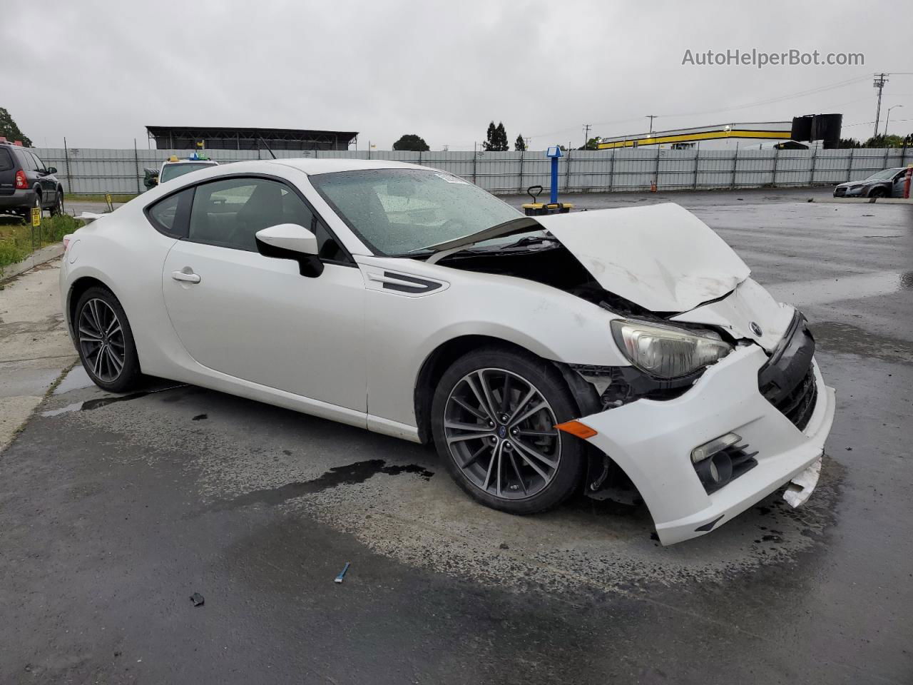 2013 Subaru Brz 2.0 Limited White vin: JF1ZCAC17D2604699