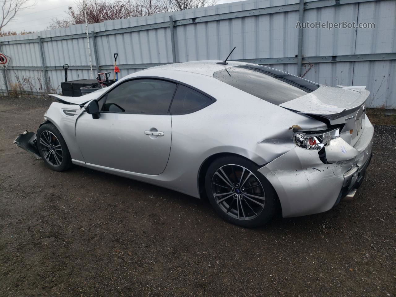 2014 Subaru Brz 2.0 Limited Silver vin: JF1ZCAC17E9600810