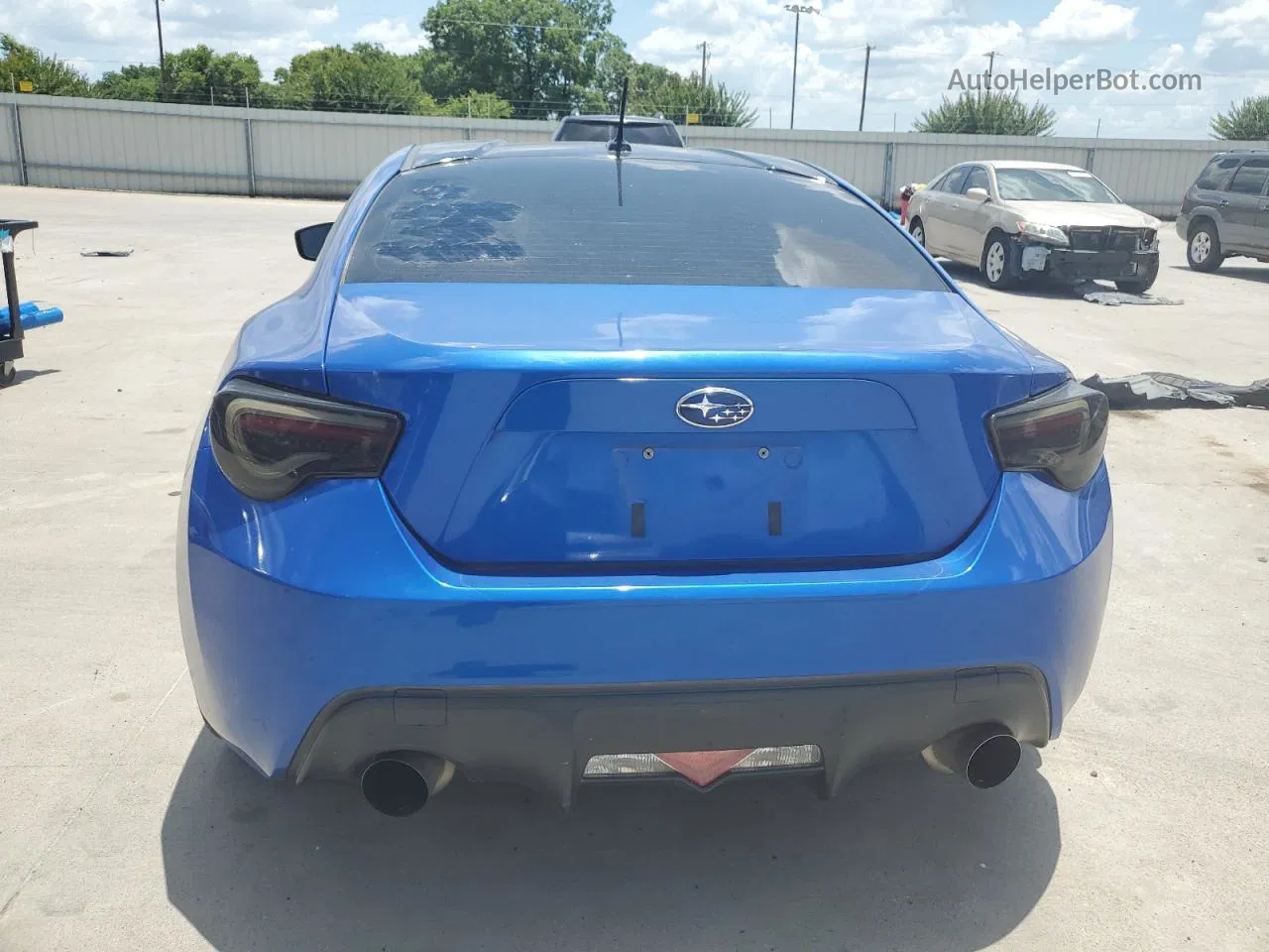 2014 Subaru Brz 2.0 Limited Blue vin: JF1ZCAC17E9603593