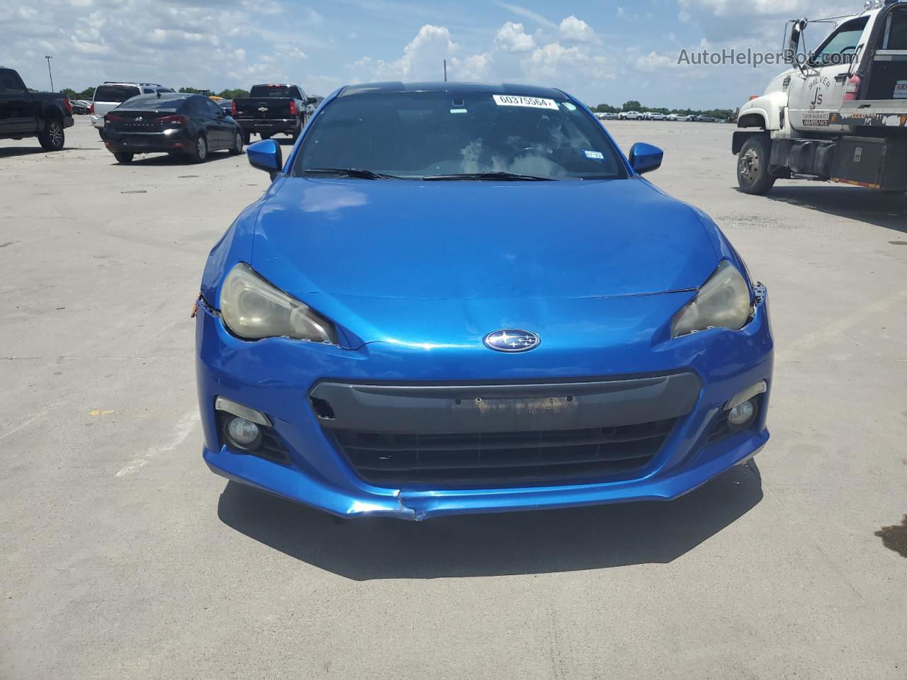 2014 Subaru Brz 2.0 Limited Blue vin: JF1ZCAC17E9603593