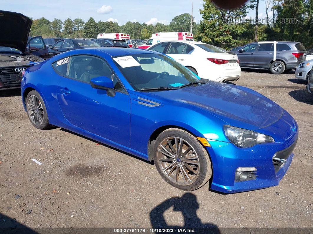 2014 Subaru Brz Limited Blue vin: JF1ZCAC17E9606154