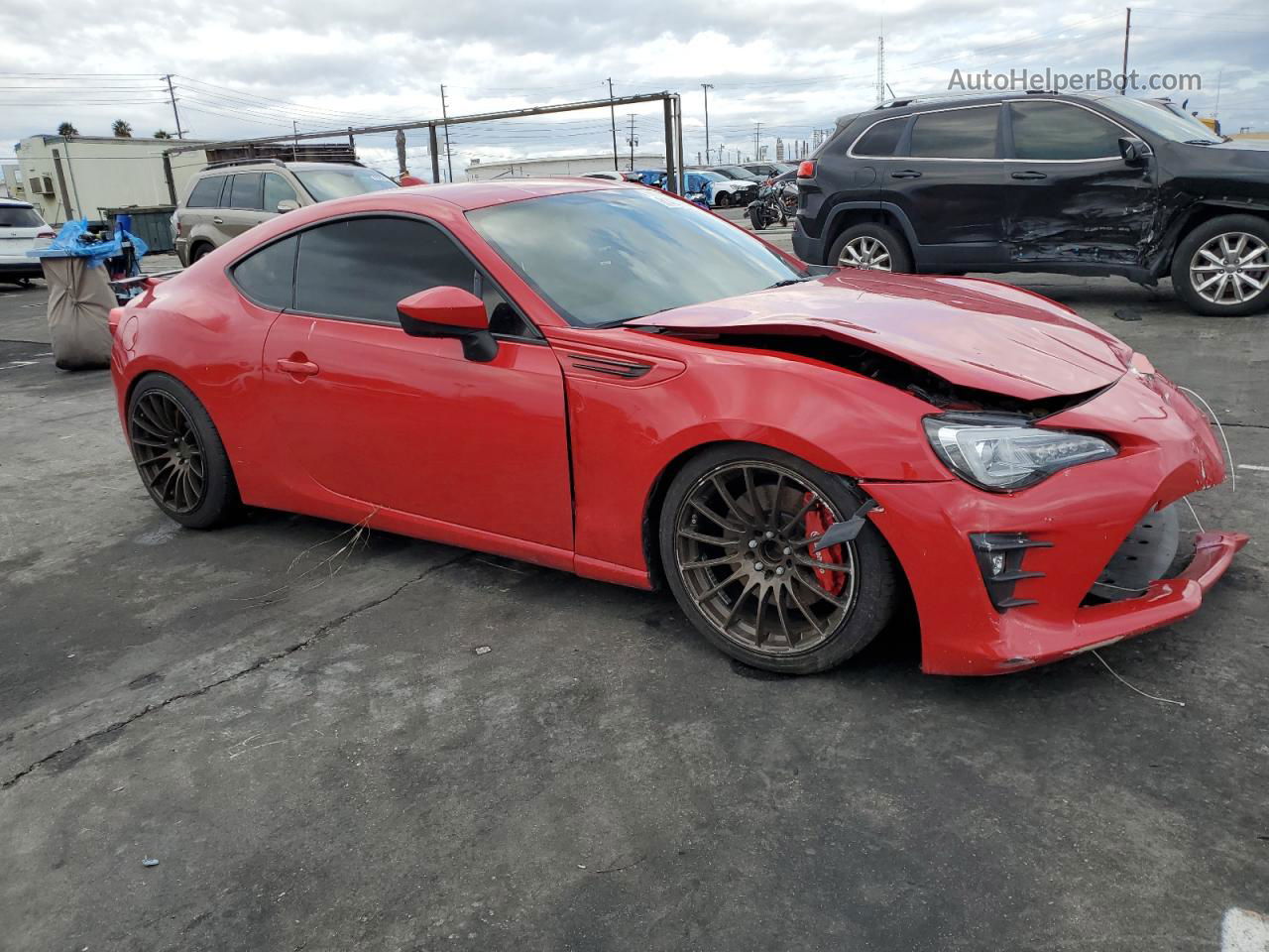 2017 Subaru Brz 2.0 Limited Red vin: JF1ZCAC17H9603436