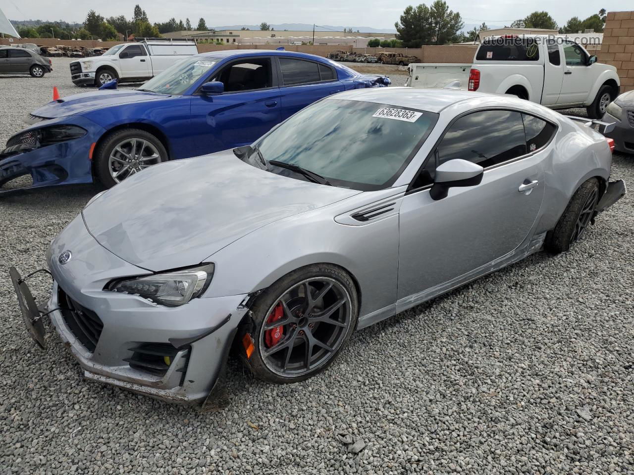 2017 Subaru Brz 2.0 Limited Silver vin: JF1ZCAC17H9606658