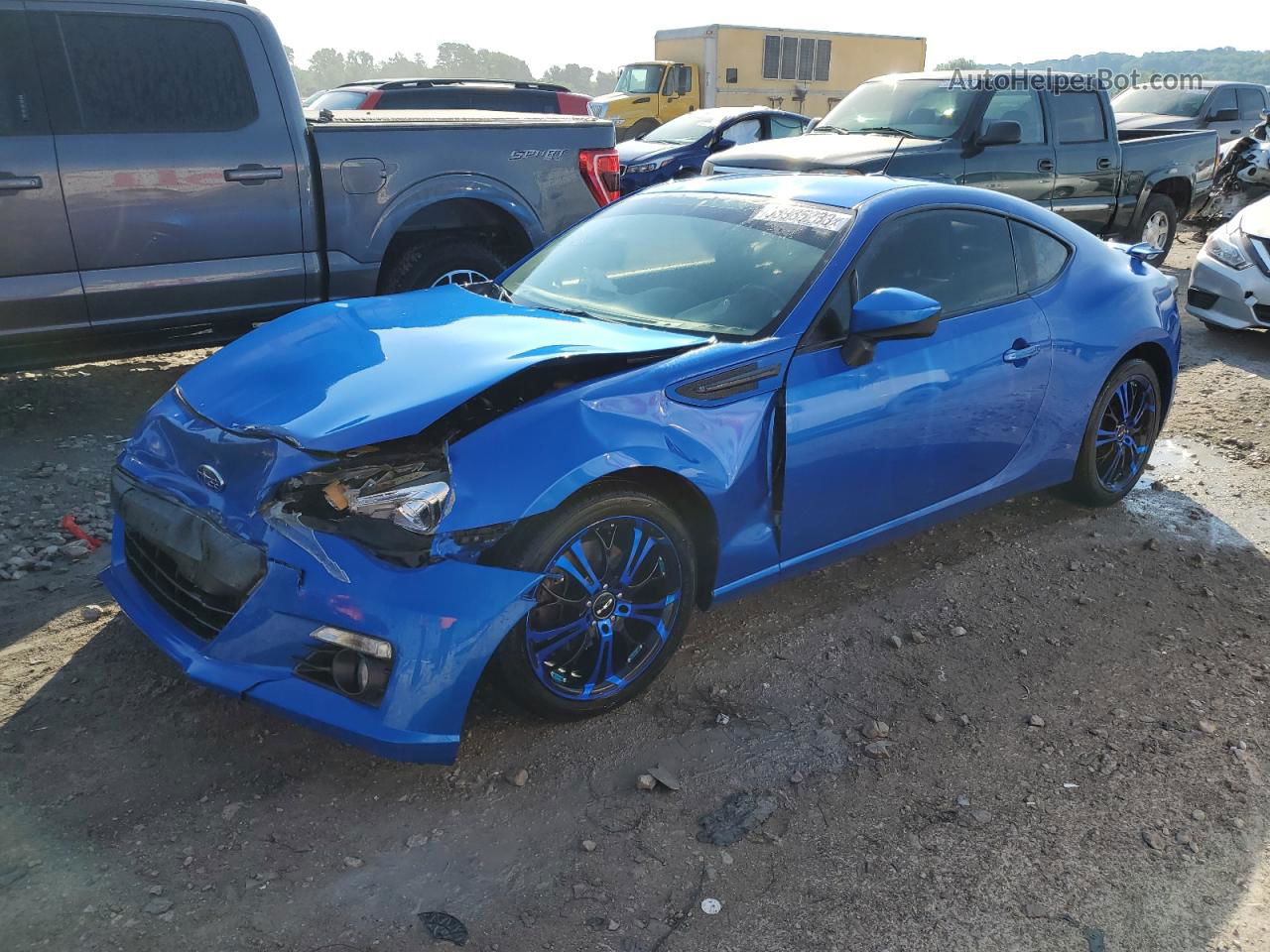 2014 Subaru Brz 2.0 Limited Blue vin: JF1ZCAC18E8606489