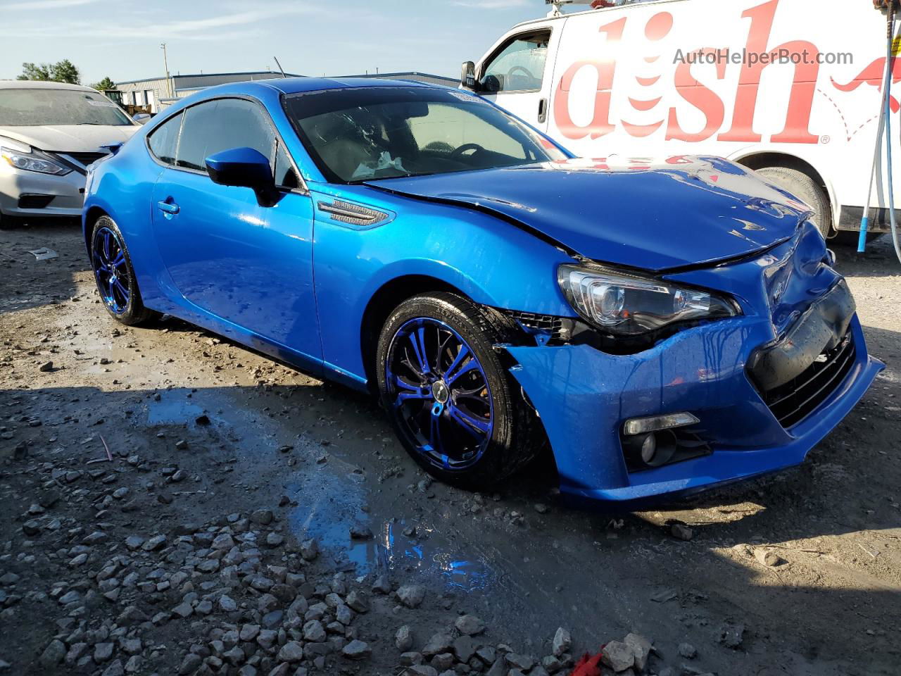 2014 Subaru Brz 2.0 Limited Blue vin: JF1ZCAC18E8606489