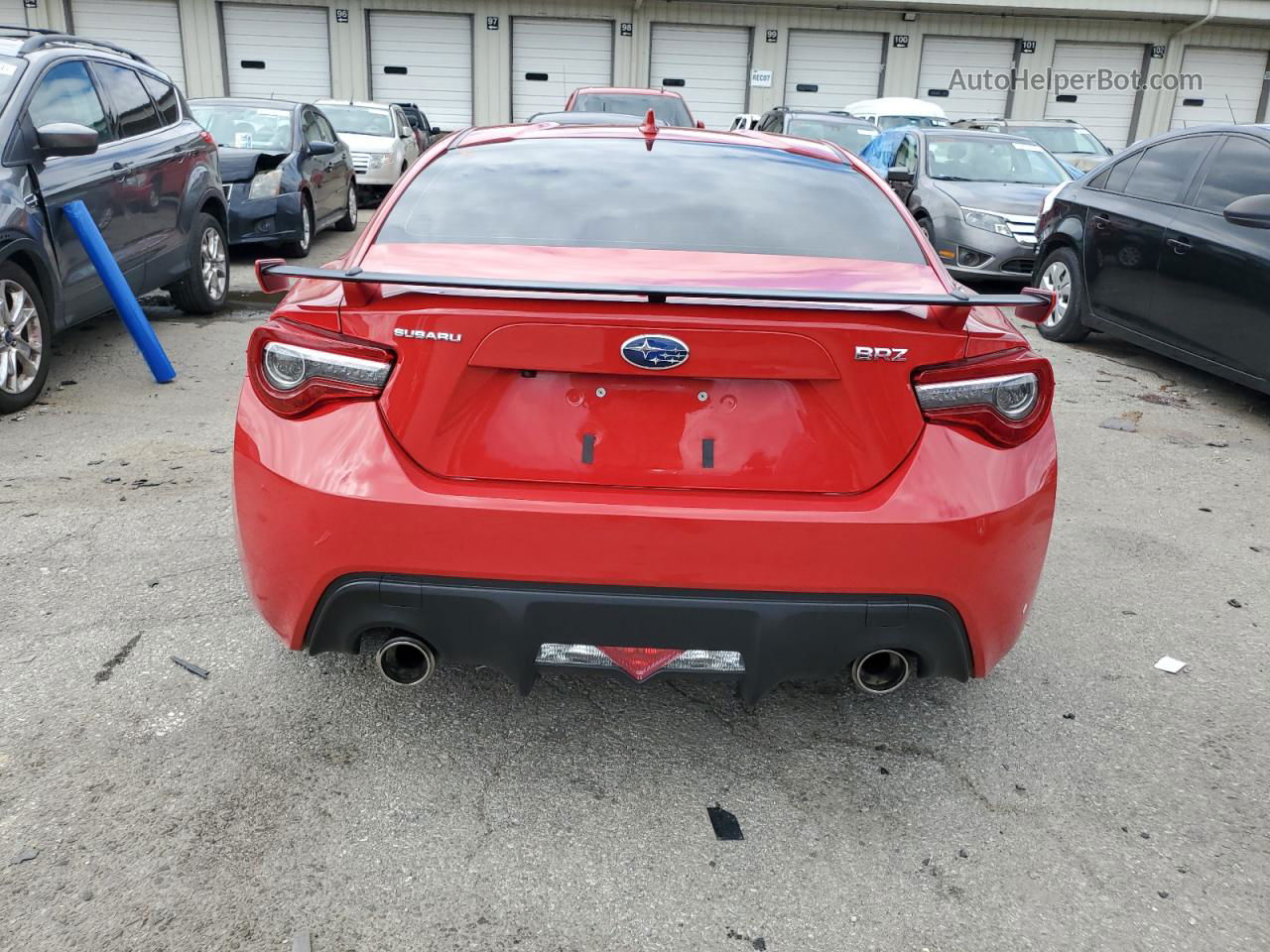 2017 Subaru Brz 2.0 Limited Red vin: JF1ZCAC18H9600660