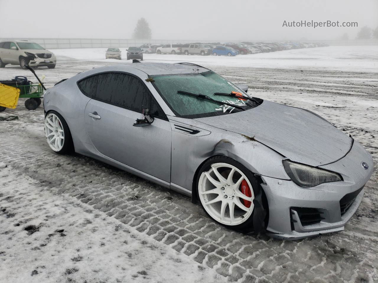 2017 Subaru Brz 2.0 Limited Silver vin: JF1ZCAC18H9604742