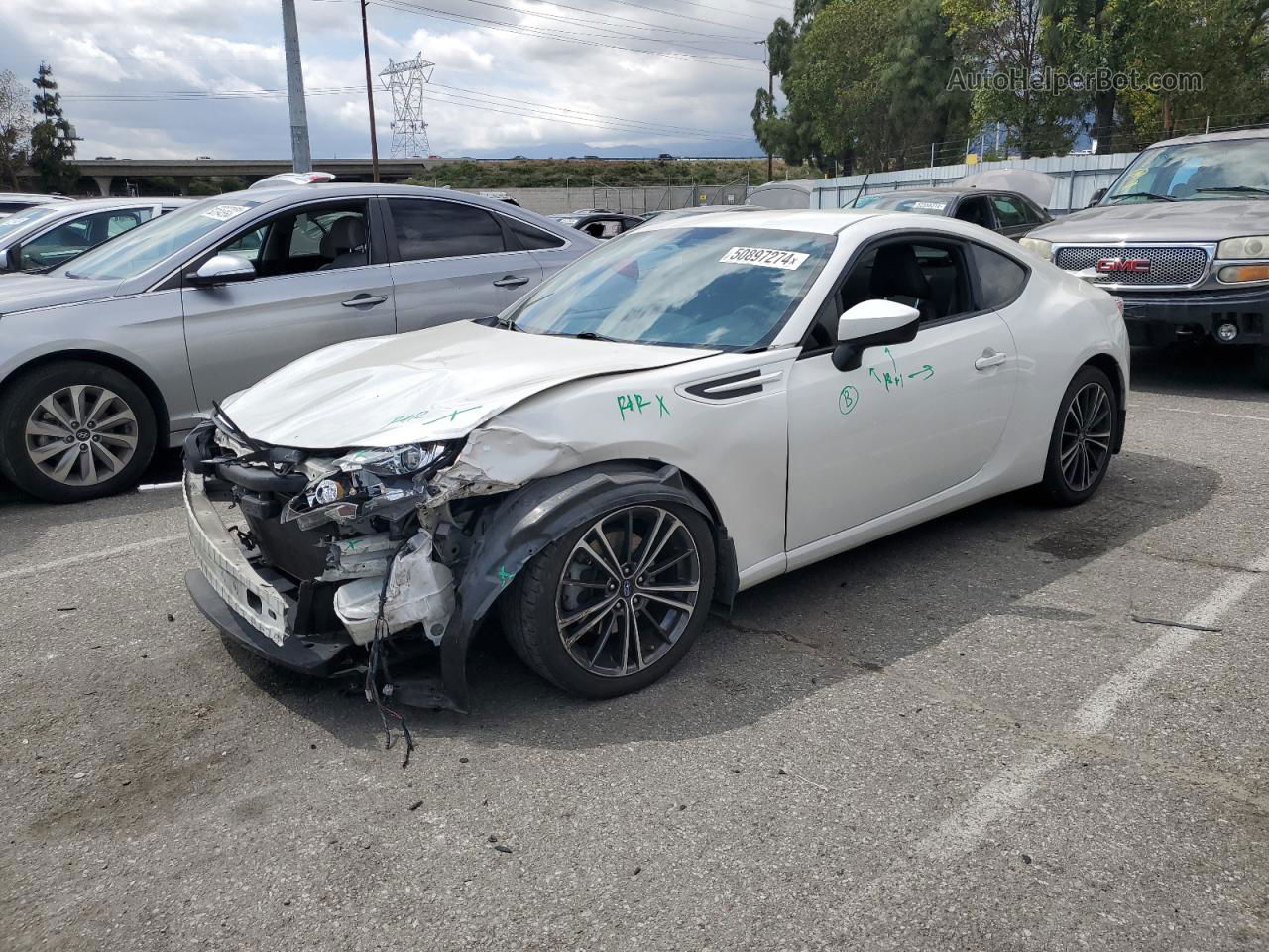 2014 Subaru Brz 2.0 Limited White vin: JF1ZCAC19E8600751