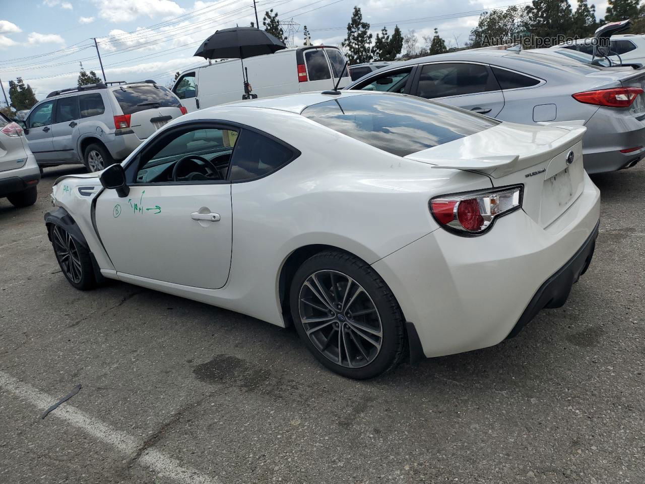 2014 Subaru Brz 2.0 Limited Белый vin: JF1ZCAC19E8600751