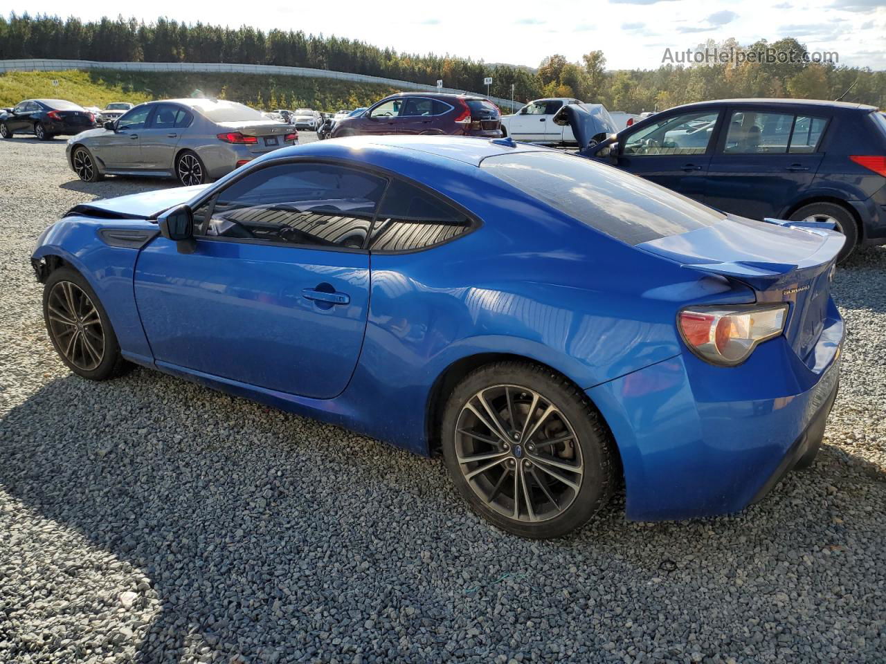 2014 Subaru Brz 2.0 Limited Синий vin: JF1ZCAC19E9606009