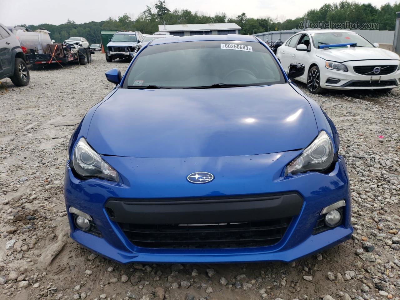 2014 Subaru Brz 2.0 Limited Blue vin: JF1ZCAC19E9606298