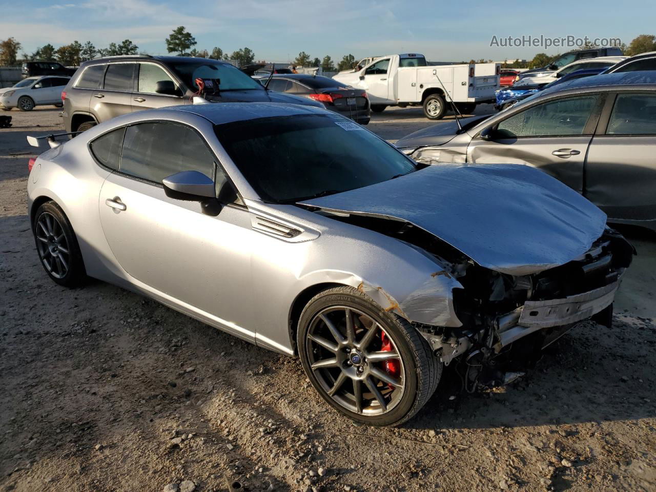 2017 Subaru Brz 2.0 Limited Silver vin: JF1ZCAC19H9605446