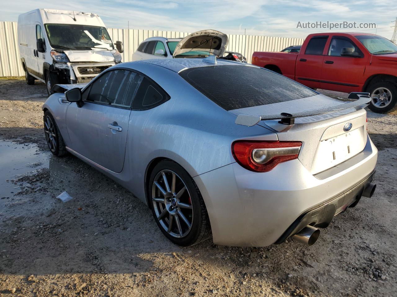 2017 Subaru Brz 2.0 Limited Silver vin: JF1ZCAC19H9605446