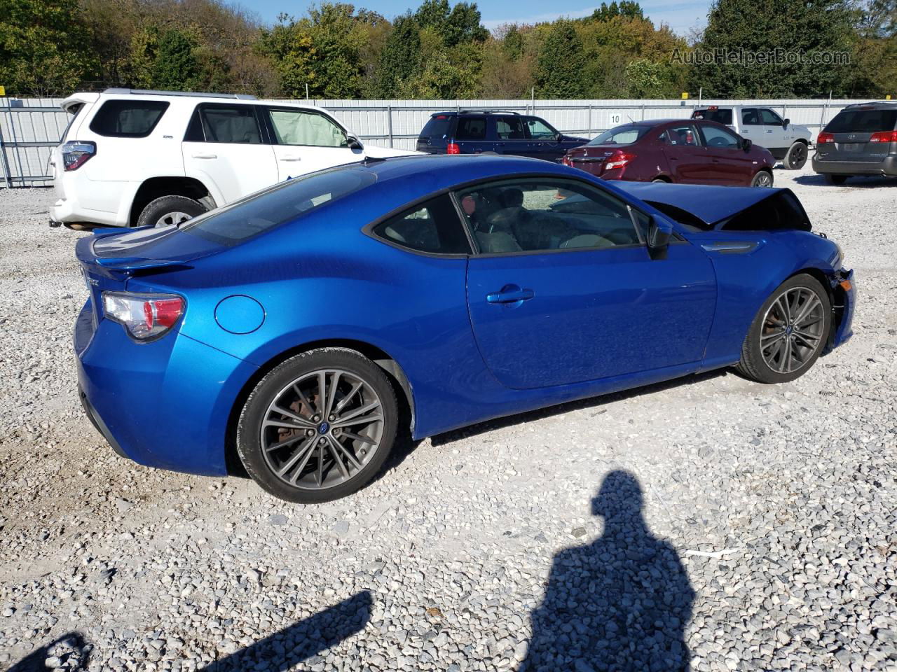 2013 Subaru Brz 2.0 Limited Blue vin: JF1ZCAC1XD2610691