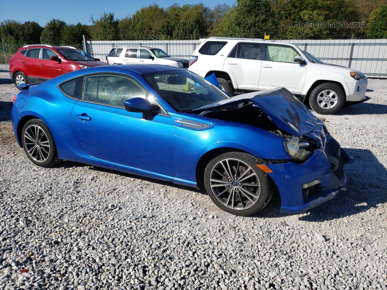 2013 Subaru Brz 2.0 Limited Blue vin: JF1ZCAC1XD2610691