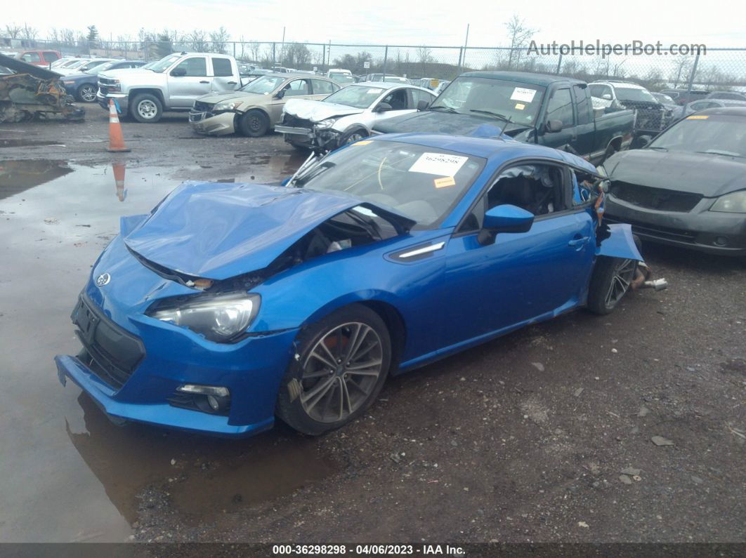 2014 Subaru Brz Limited Blue vin: JF1ZCAC1XE8603092