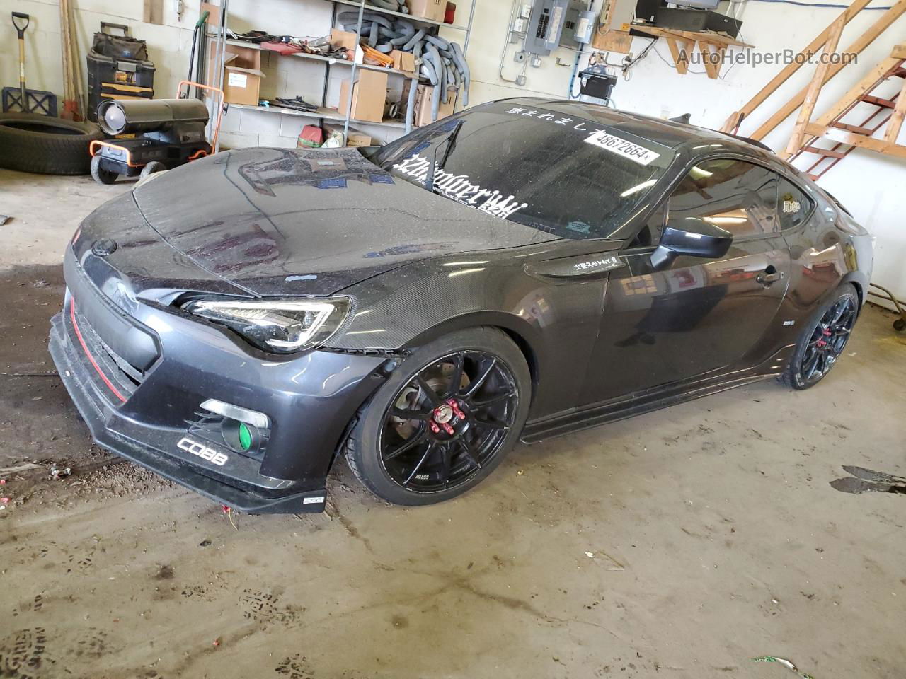 2014 Subaru Brz 2.0 Limited Gray vin: JF1ZCAC1XE8604114