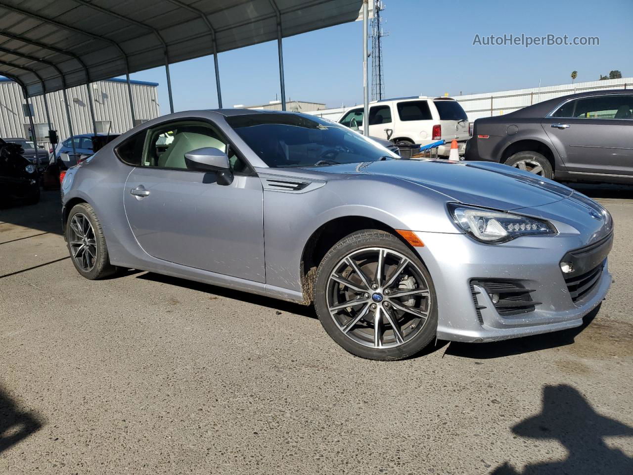 2017 Subaru Brz 2.0 Limited Silver vin: JF1ZCAC1XH8603968