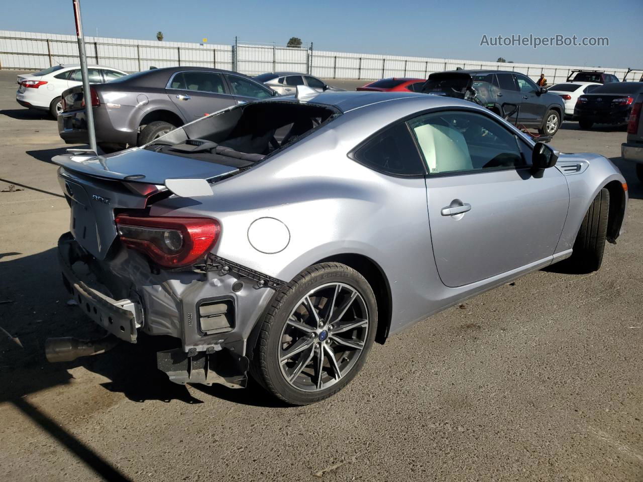 2017 Subaru Brz 2.0 Limited Silver vin: JF1ZCAC1XH8603968