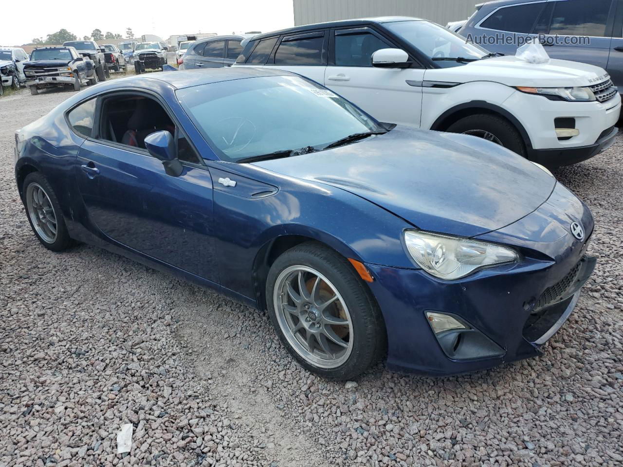 2015 Toyota Scion Fr-s Blue vin: JF1ZNAA10F8705449