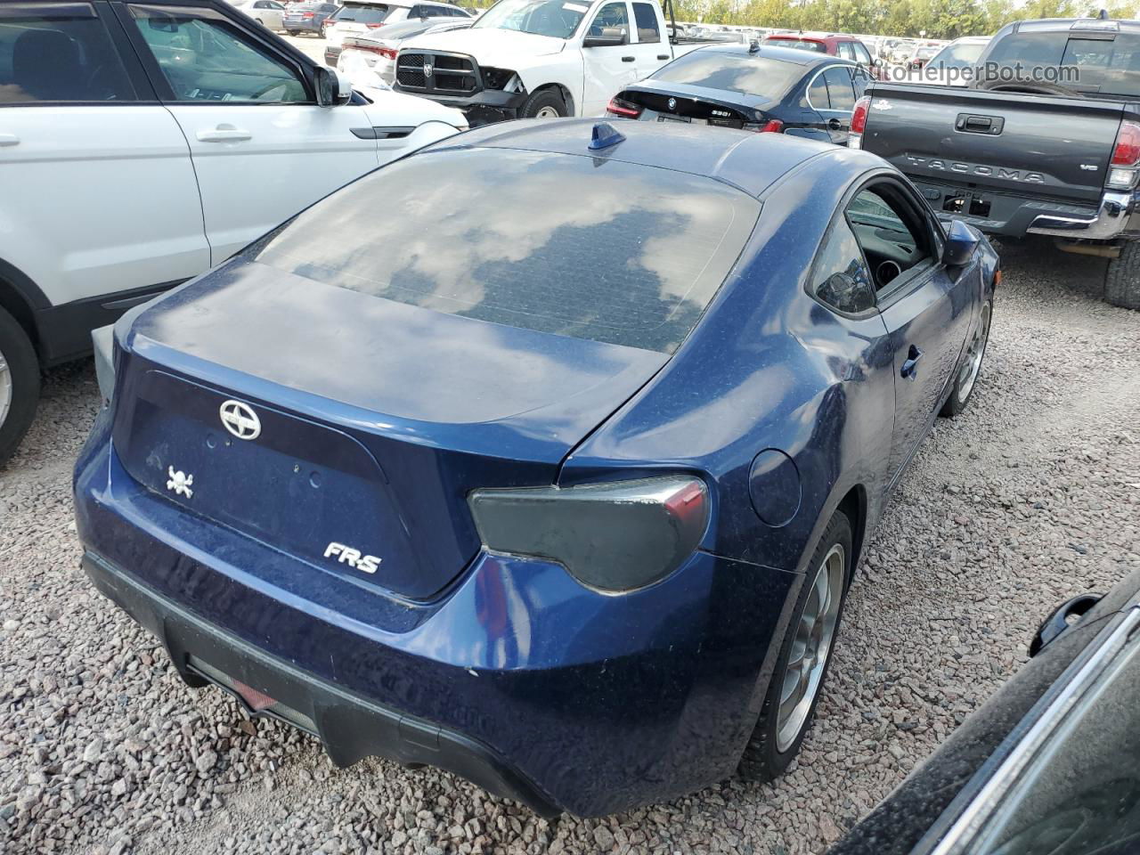 2015 Toyota Scion Fr-s Blue vin: JF1ZNAA10F8705449