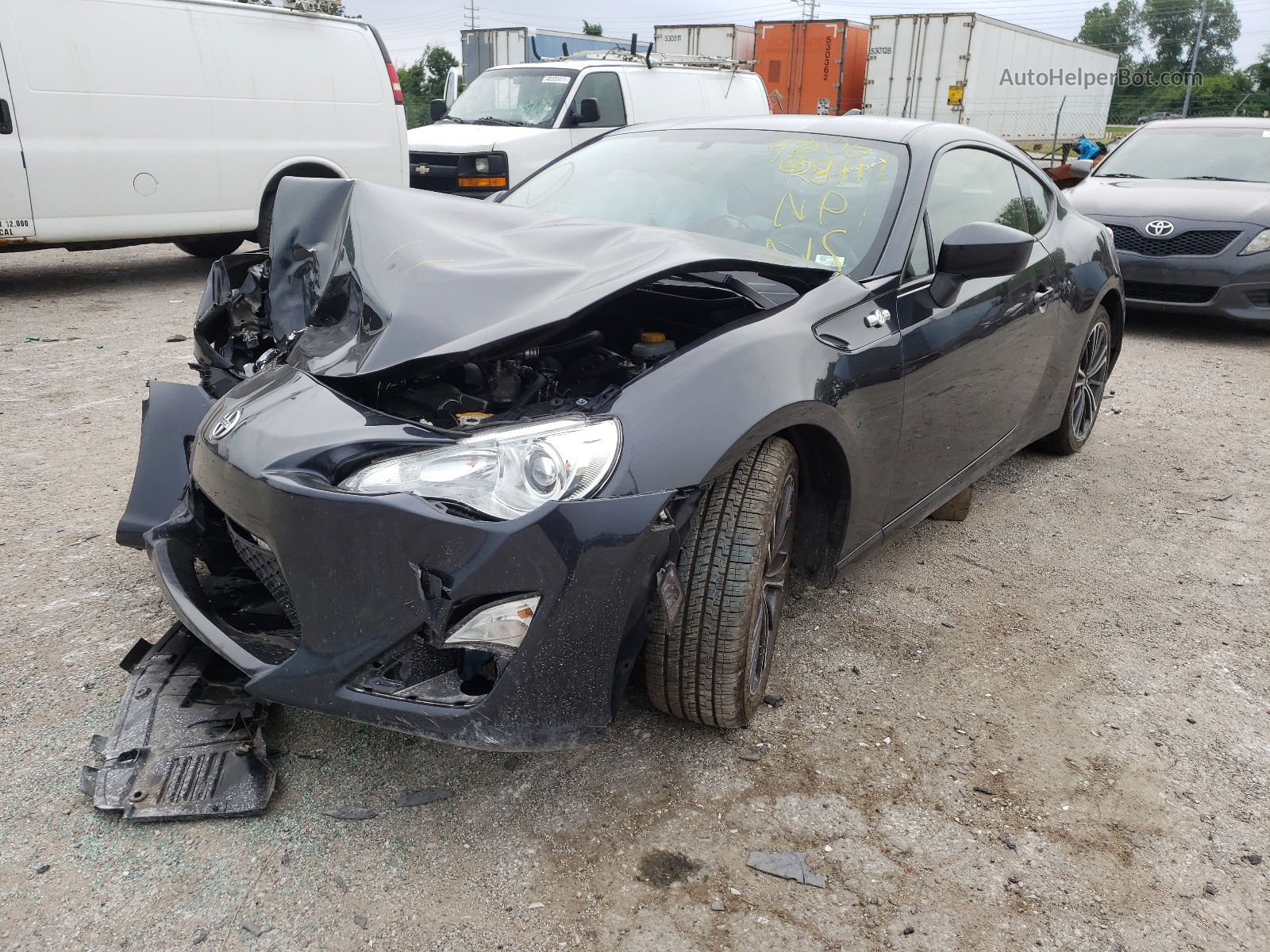 2015 Toyota Scion Fr-s Черный vin: JF1ZNAA10F9708958