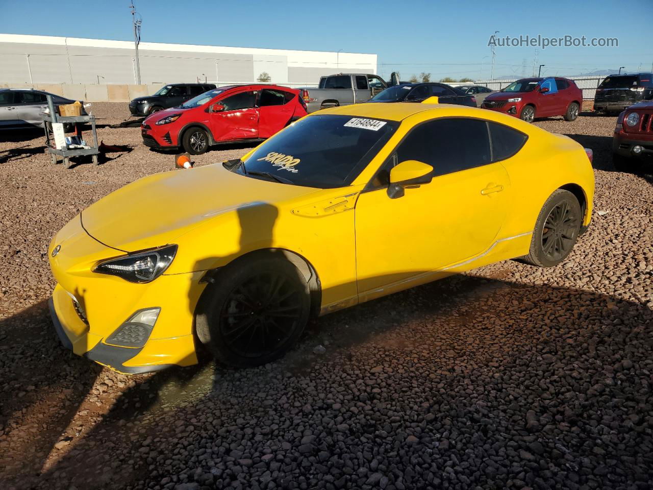 2015 Toyota Scion Fr-s  Yellow vin: JF1ZNAA11F8705962