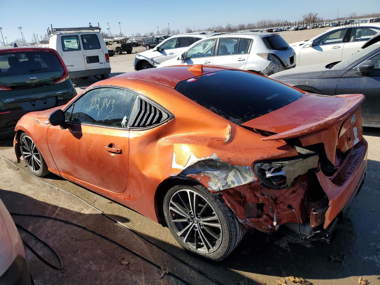 2015 Toyota Scion Fr-s  Orange vin: JF1ZNAA11F8711583