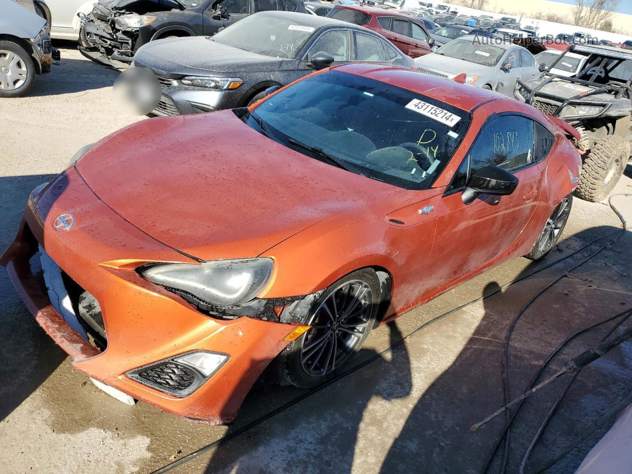 2015 Toyota Scion Fr-s  Orange vin: JF1ZNAA11F8711583