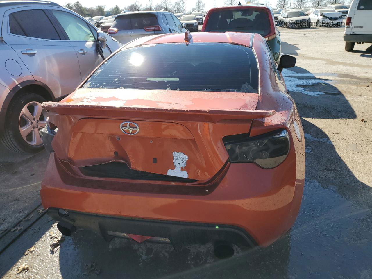 2015 Toyota Scion Fr-s  Orange vin: JF1ZNAA11F8711583