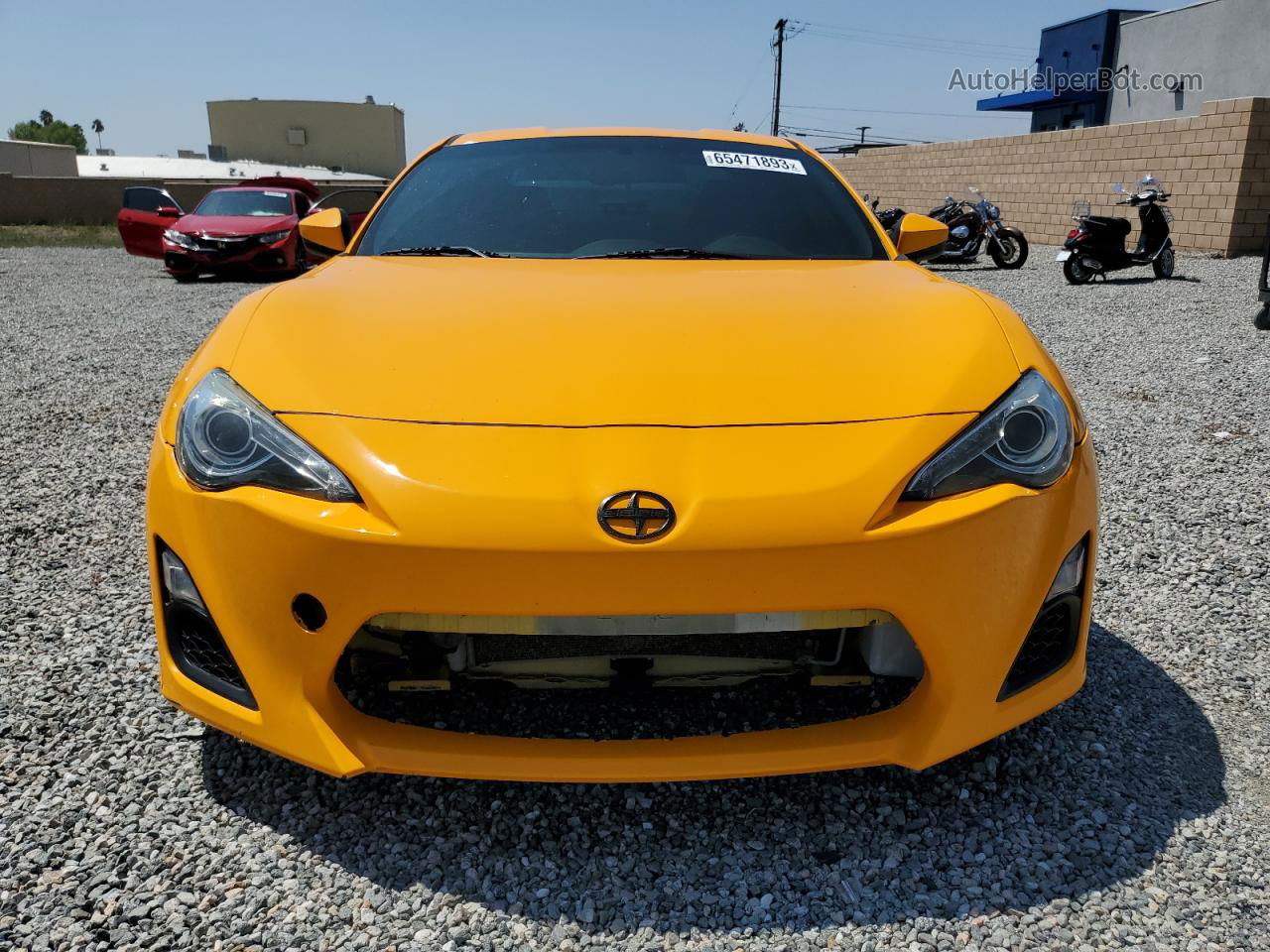 2015 Toyota Scion Fr-s  Orange vin: JF1ZNAA12F8706506