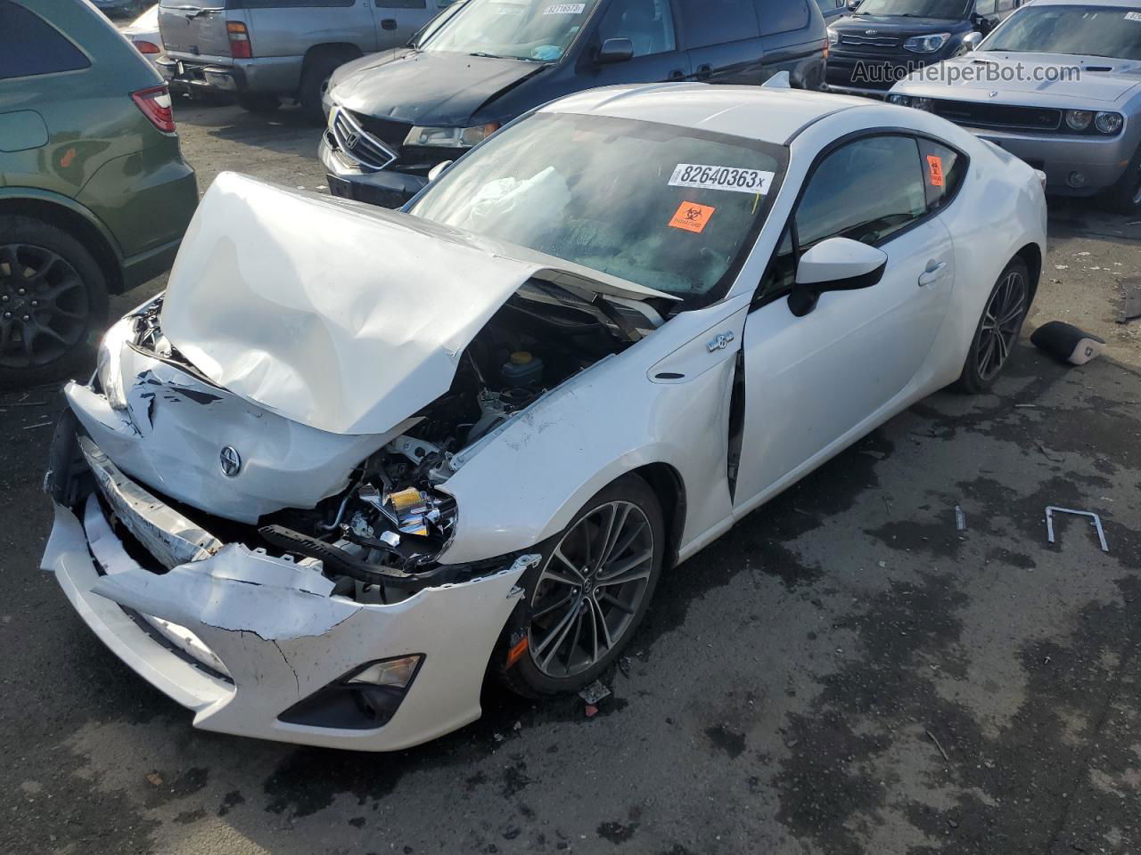 2015 Toyota Scion Fr-s  White vin: JF1ZNAA13F8710483