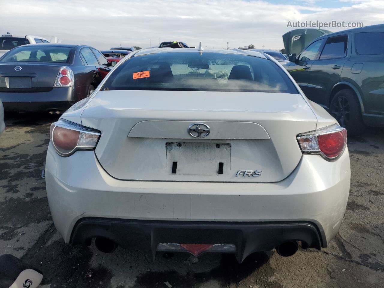 2015 Toyota Scion Fr-s  White vin: JF1ZNAA13F8710483